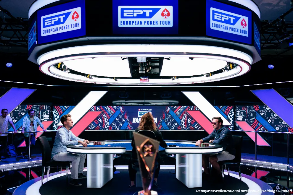 Heads-up entre Thomas Eychenne y Sebastian Ionita en el EPT Barcelona