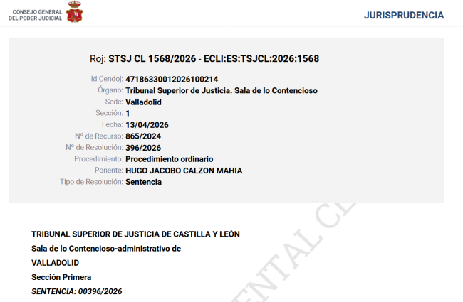 El TSJCyL rechaza indemnizar con 117.625 euros a una empresa de Palencia