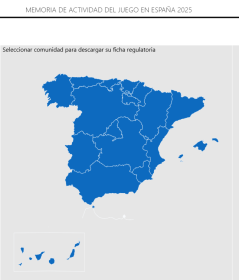 La DGOJ publica la Memoria del Juego 2025 con mapa de regulación autonómica