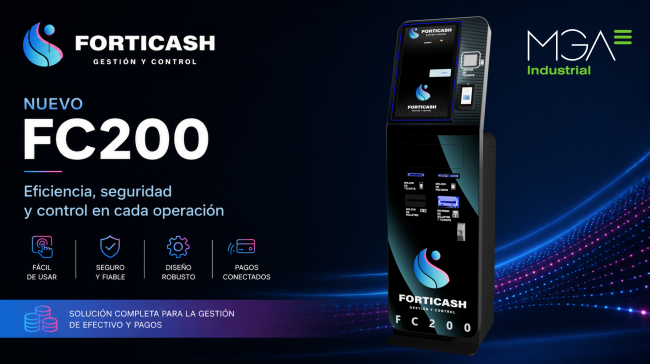 ¡Llega Forticash FC200! La solución integral de MGA Industrial para gestionar tu efectivo con máxima seguridad