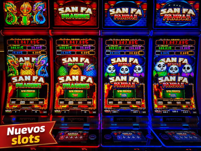 Casino Admiral Sevilla estrena Lion Link y San Fa, dos nuevos bancos de máquinas con jackpots de hasta 10.000 euros