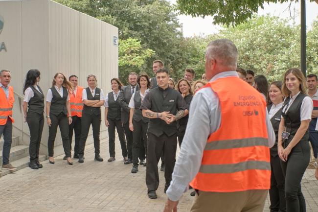 Casino CIRSA Valencia pone a prueba con éxito sus protocolos de emergencia ante más de 100 personas