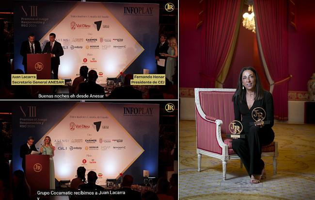 Juan Lacarra entrega el Premio Pyme Comprometida a Grupo Cocamatic