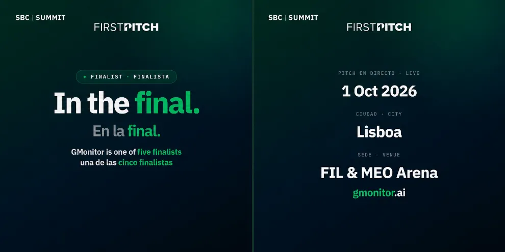 GMonitor alcanza la gran final del SBC First Pitch y va a por la victoria en Lisboa