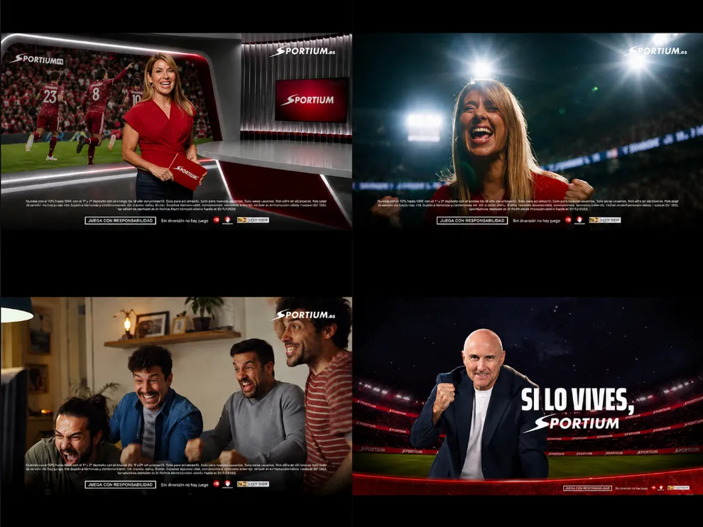 Sportium lanza «Los que lo viven», su nueva campaña para la temporada 2026/27 con Maldini y Susana Guasch