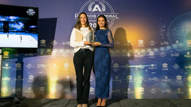 ADMIRAL felicita a Inés Bergua tras conquistar el oro mundial de gimnasia rítmica