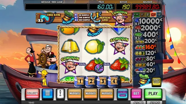 MGA Games pone a Popeye de nuevo en acción con un Classic Bar Slot de ocho minijuegos