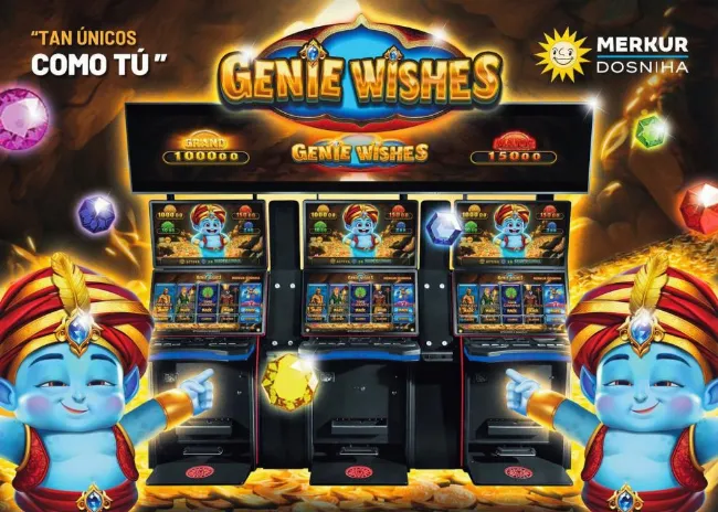 La magia se ve: la calidad gráfica de los juegos de Genie Wishes eleva el listón de Merkur Dosniha