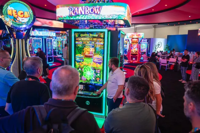 First photos: Zitro's energy is already felt in Las Vegas with its largest stand at the Global Gaming Expo