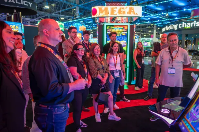 First photos: Zitro's energy is already felt in Las Vegas with its largest stand at the Global Gaming Expo