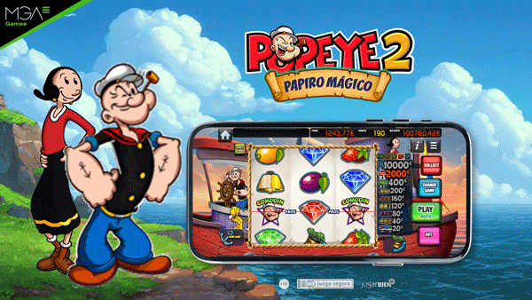 MGA Games lanza Popeye 2 Papiro Mágico con ocho minijuegos