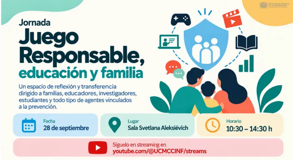 La ONCE lleva el Juego Responsable a la Universidad Complutense con la educación y la familia en el centro del debate