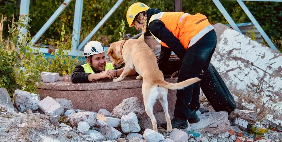Paf financia unidades caninas de rescate listas para actuar cuando la policía las necesita