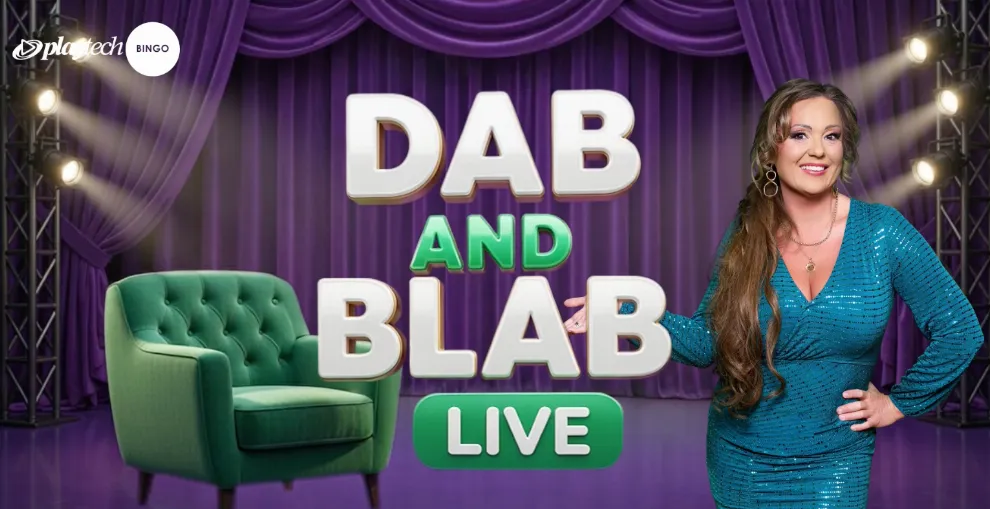 Playtech apresenta Dab & Blab ao vivo na transmissão ao vivo do Bingo