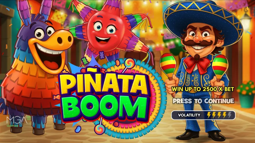 VÍDEO: MGA Games hace explotar la fiesta con Piñata Boom, su nuevo video slot con función Pay Anywhere y premios de hasta 50.000€