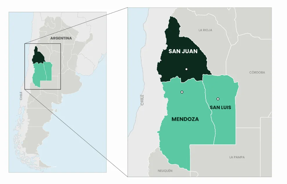 Argentina's San Juan province to tender five online gambling licenses and unify its self-excluded registry with Mendoza and San Luis