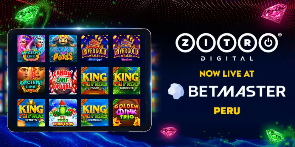 Zitro Digital: full online catalog live on Betmaster.pe