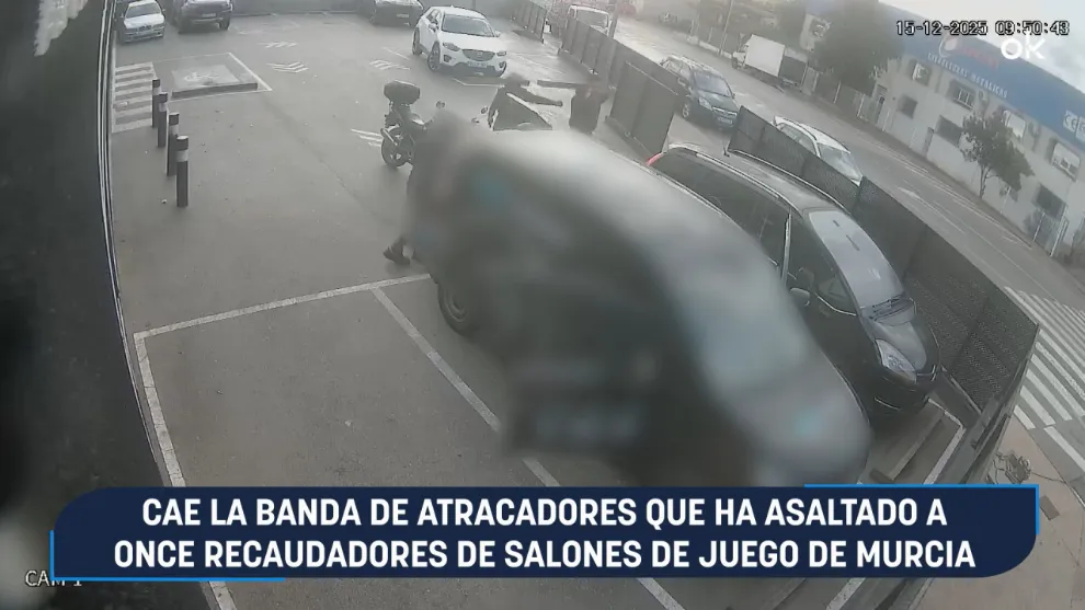 La Guardia Civil desmantela una banda que asaltó a 11 recaudadores de salones de juego en Murcia VÍDEO